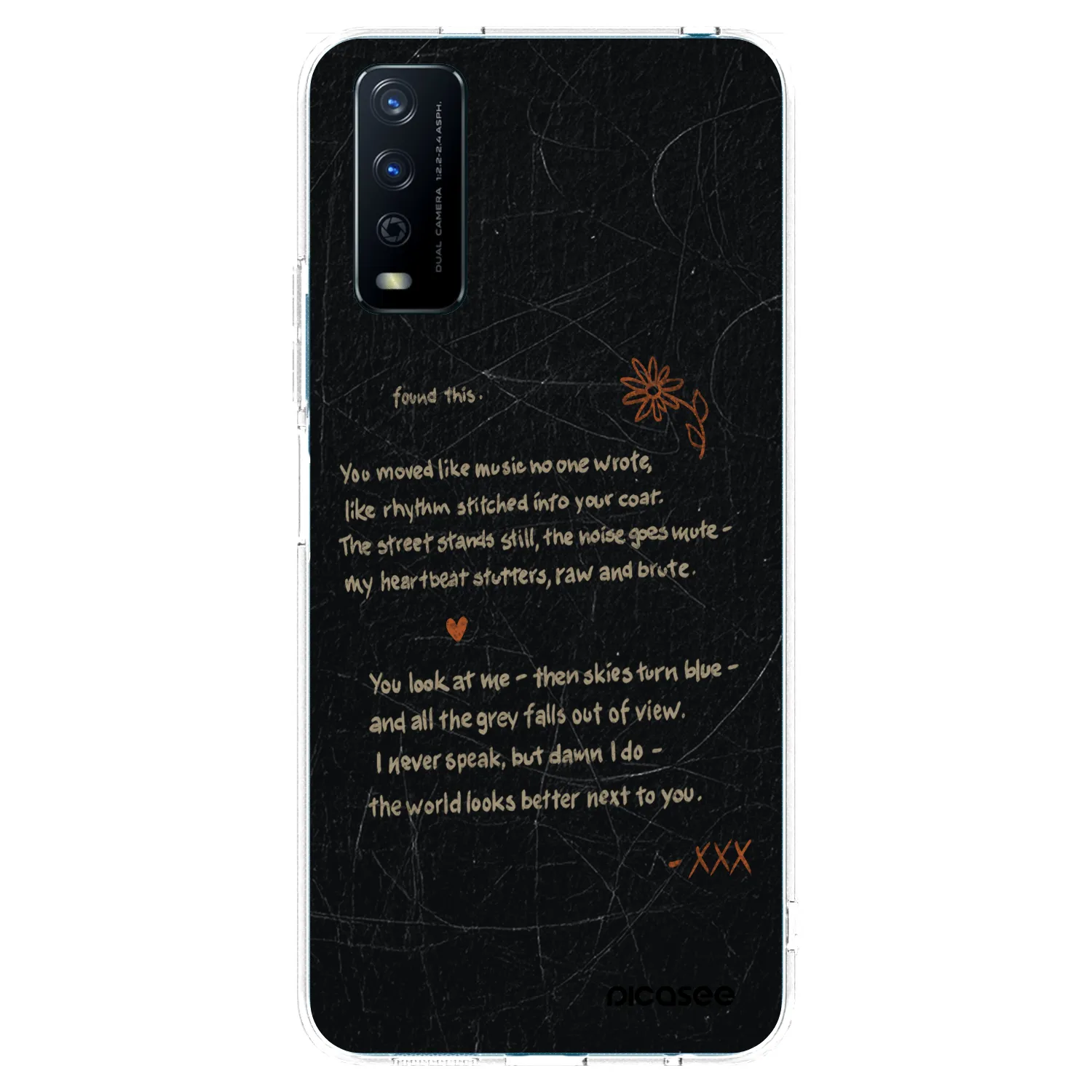 Picasee Vivo Y11s Hülle - Transparentes Silikon - POET