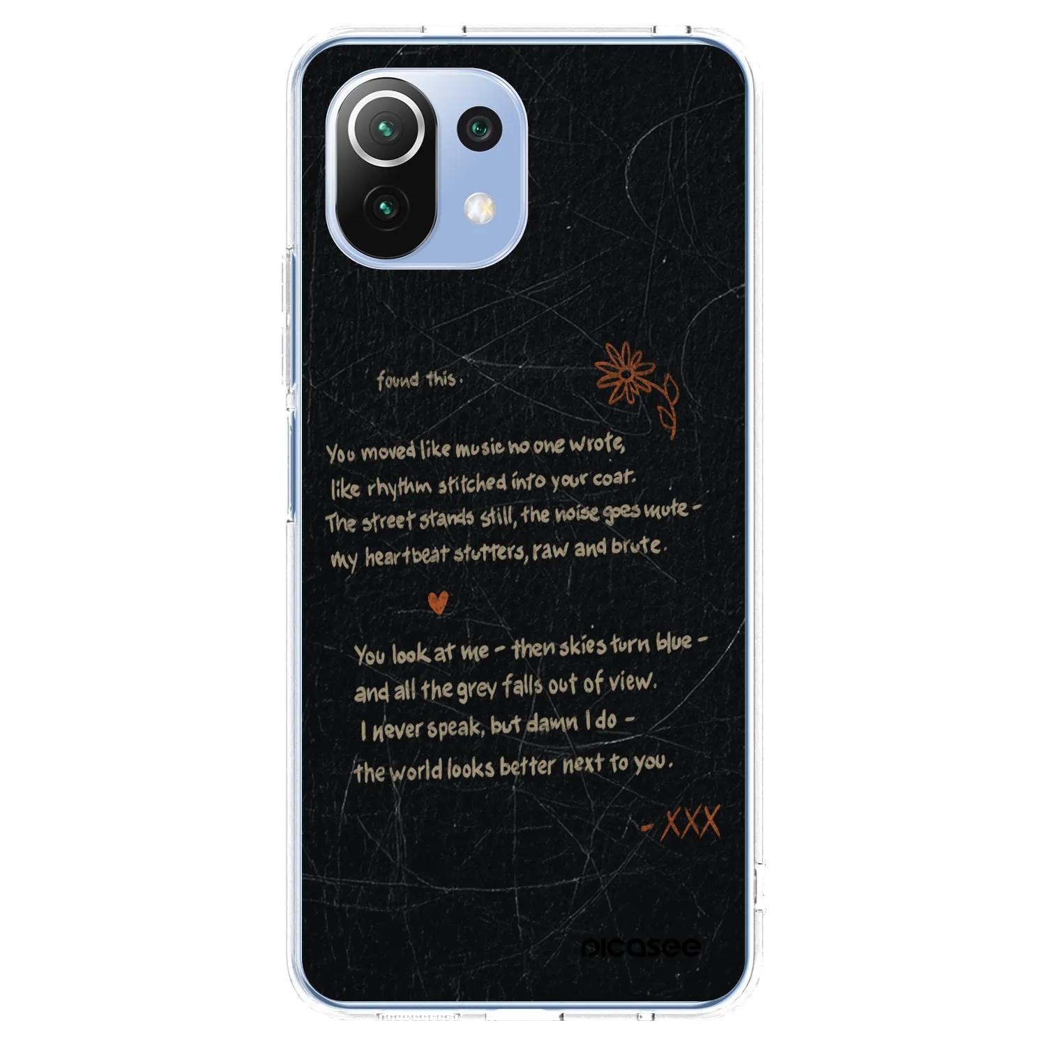 Picasee Xiaomi 11 Lite 5G NE Hülle - Transparentes Silikon - POET