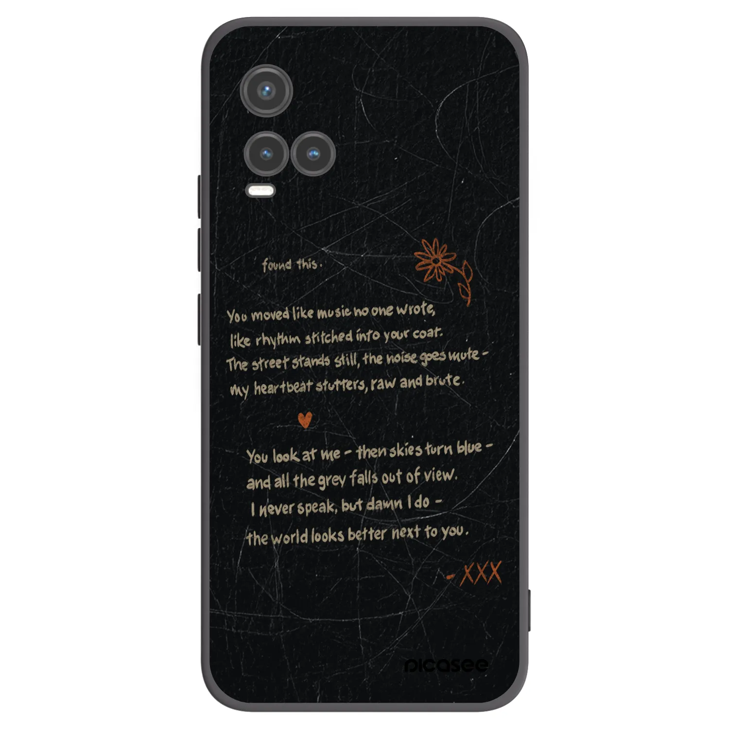 Picasee Vivo Y33s Hülle - Schwarzes Silikon - POET