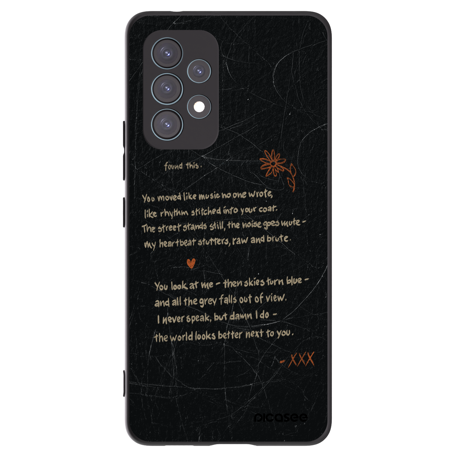Picasee Samsung Galaxy A53 5G A536 Hülle - Schwarzes Silikon - POET