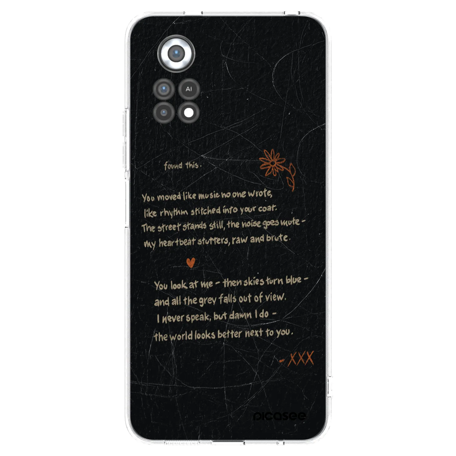 Picasee Xiaomi Poco X4 Pro 5G Hülle - Transparentes Silikon - POET