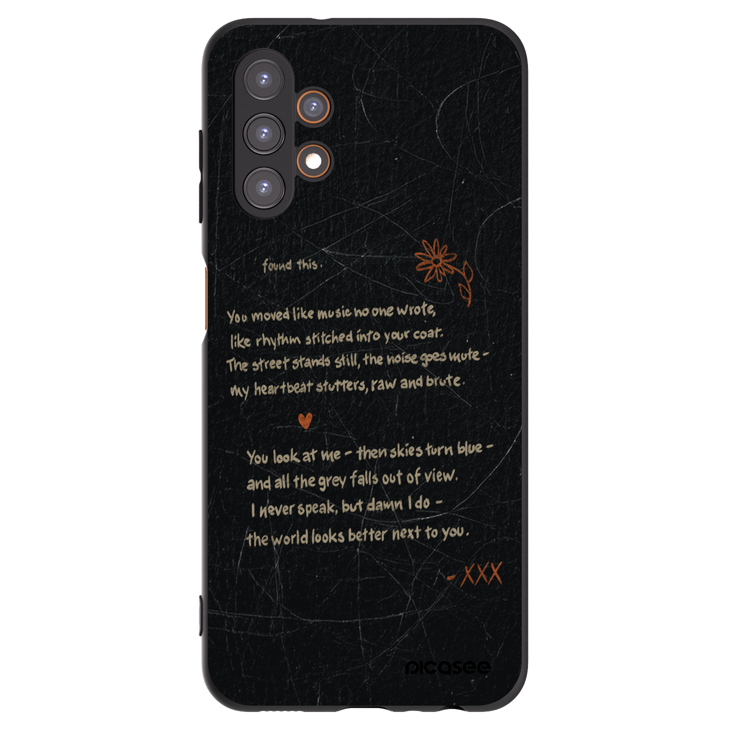 Picasee Samsung Galaxy A13 4G A135 Hülle - Schwarzes Silikon - POET