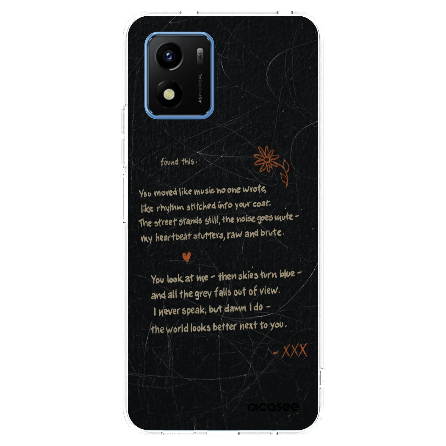 Picasee Vivo Y01 Hülle - Transparentes Silikon - POET