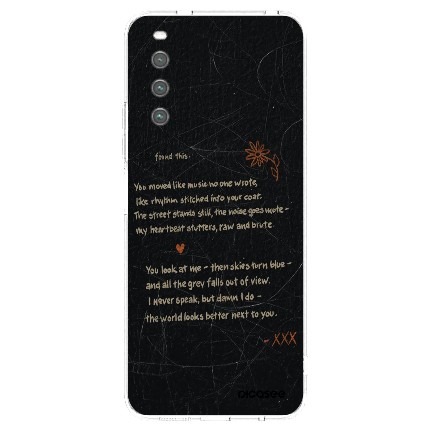 Picasee Sony Xperia 10 IV 5G Hülle - Transparentes Silikon - POET