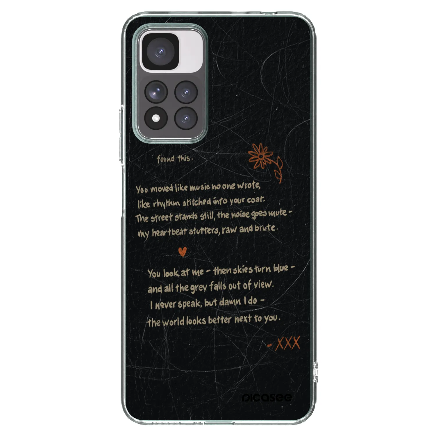 Picasee Xiaomi Redmi Note 11 Pro+ 5G Hülle - Transparentes Silikon - POET