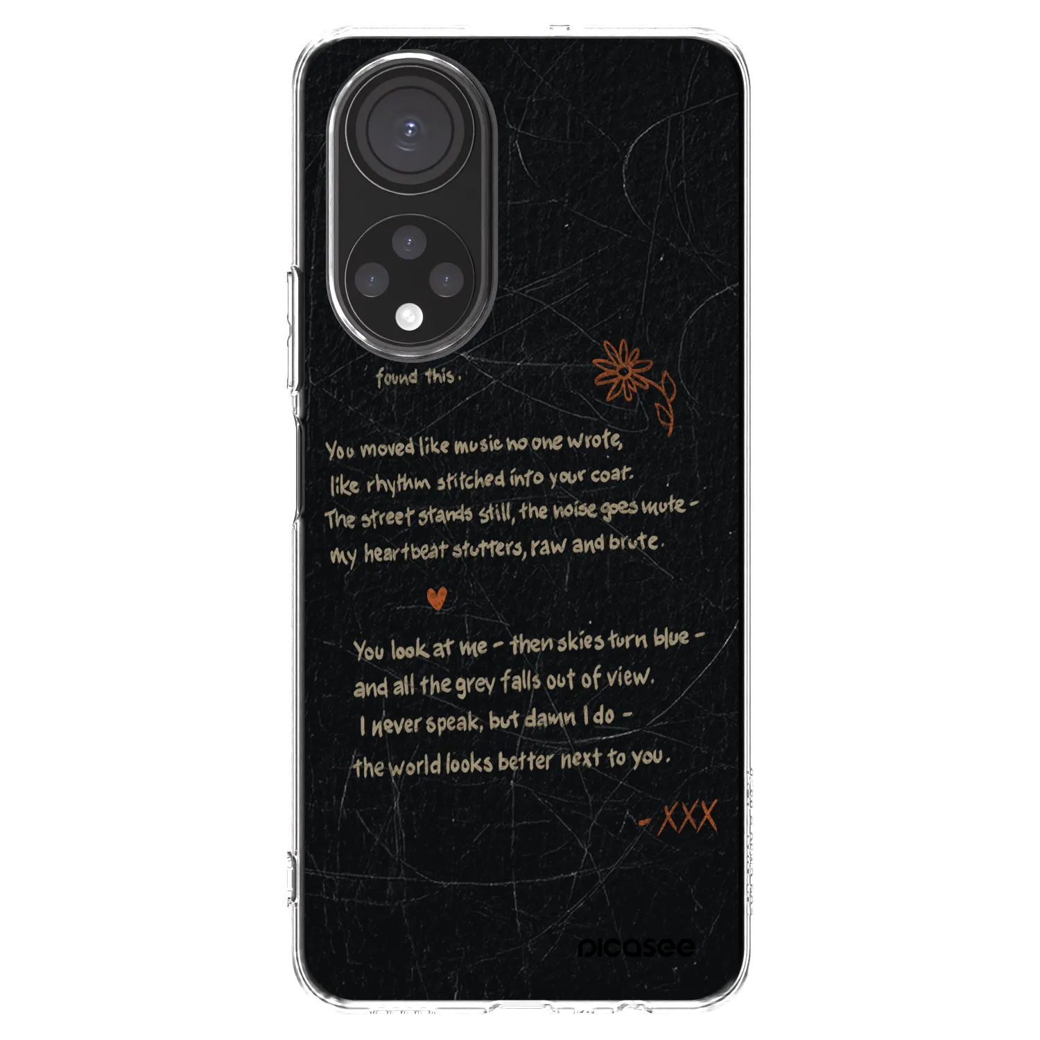 Picasee Honor X7 Hülle - Transparentes Silikon - POET