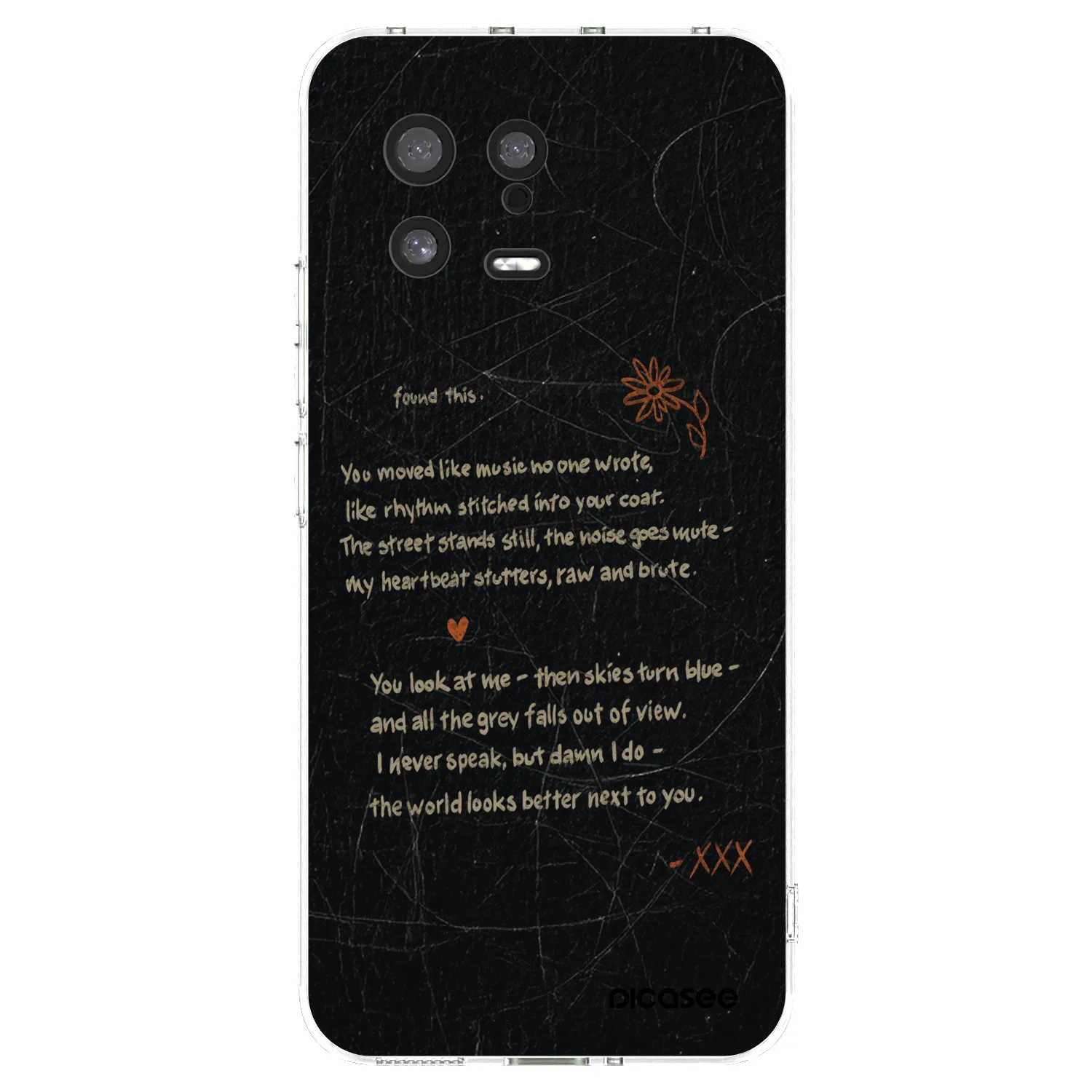 Picasee Xiaomi 13 Hülle - Transparentes Silikon - POET