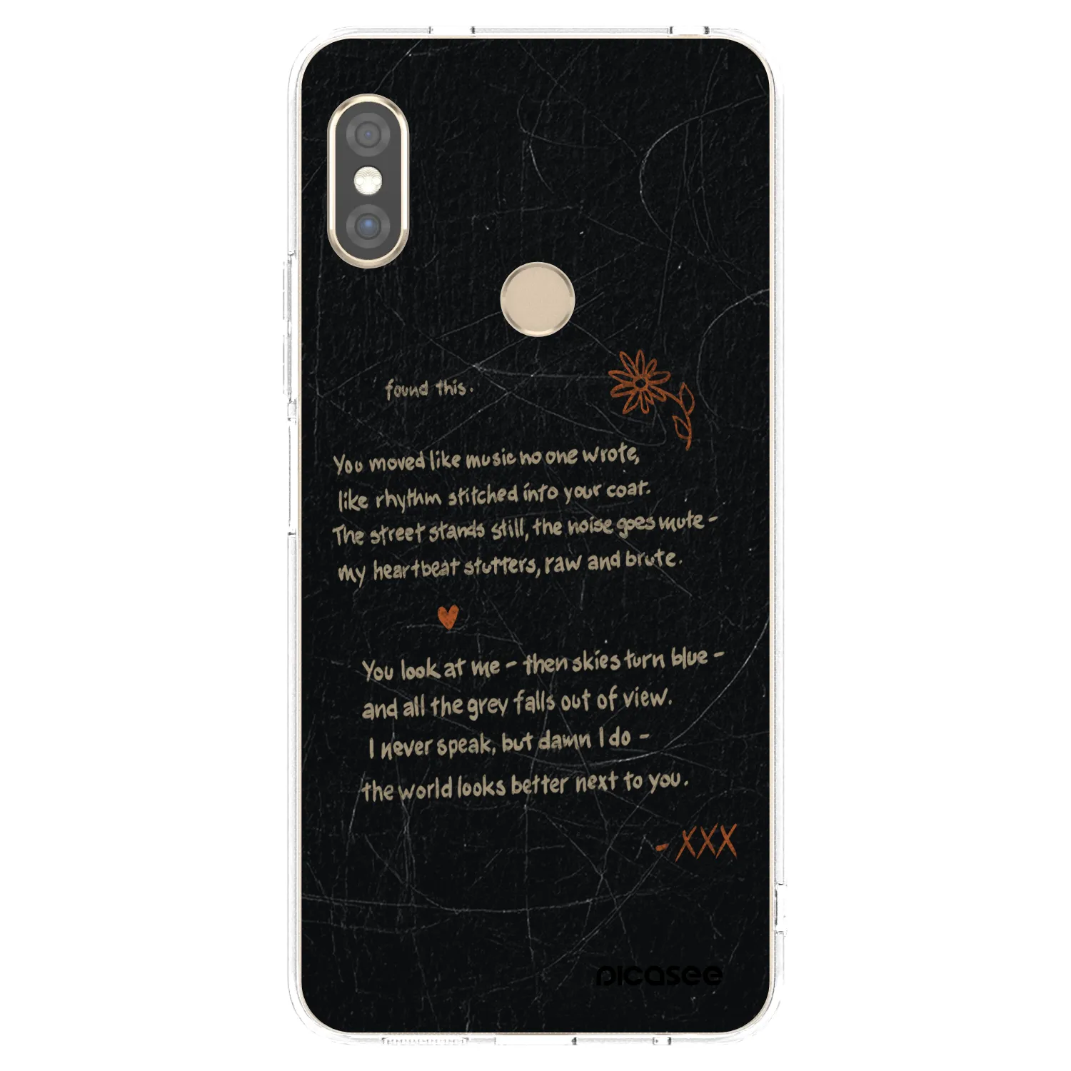 Picasee Xiaomi Redmi Note 5 Global Hülle - Transparentes Silikon - POET