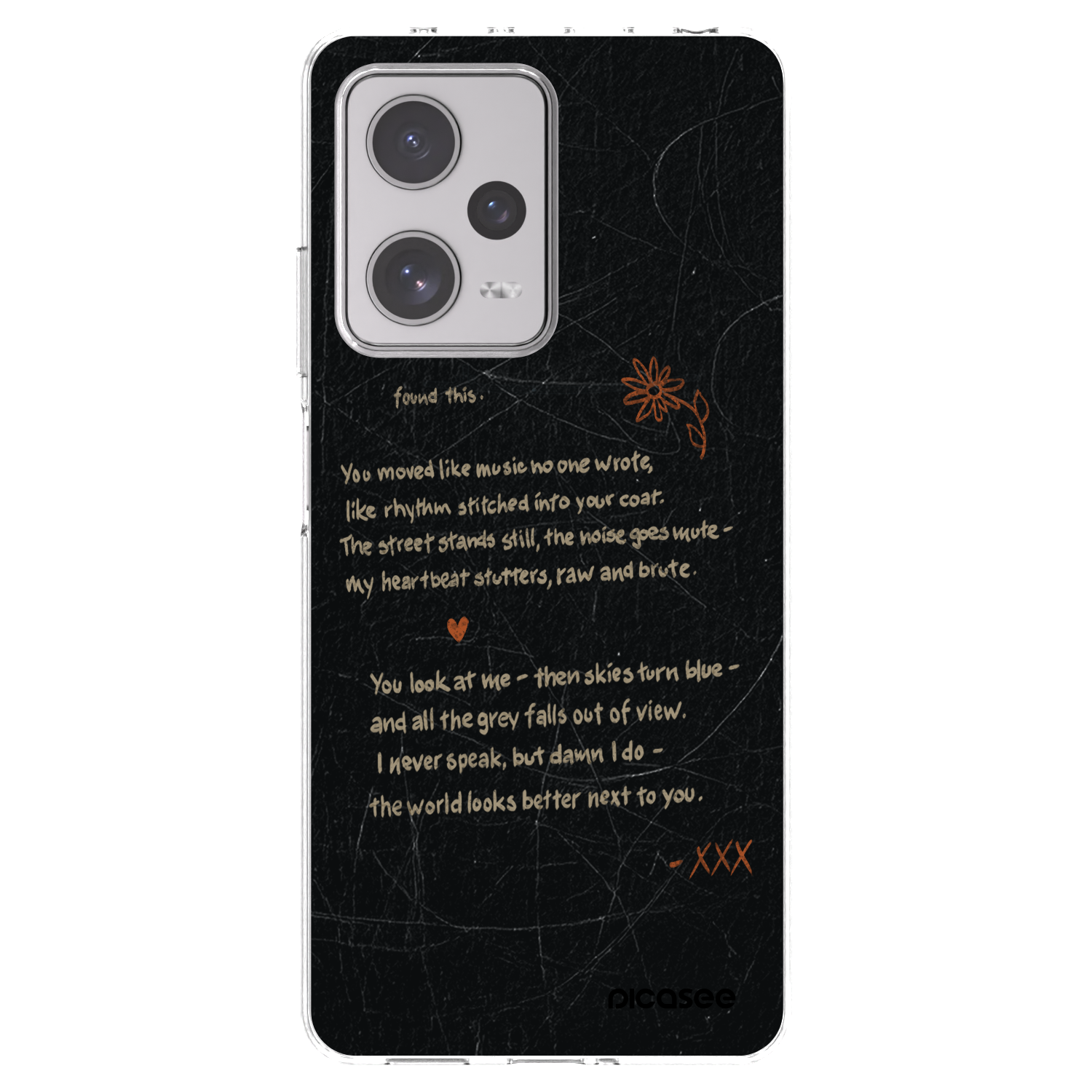 Picasee Xiaomi Redmi Note 12 Pro+ 5G Hülle - Transparentes Silikon - POET