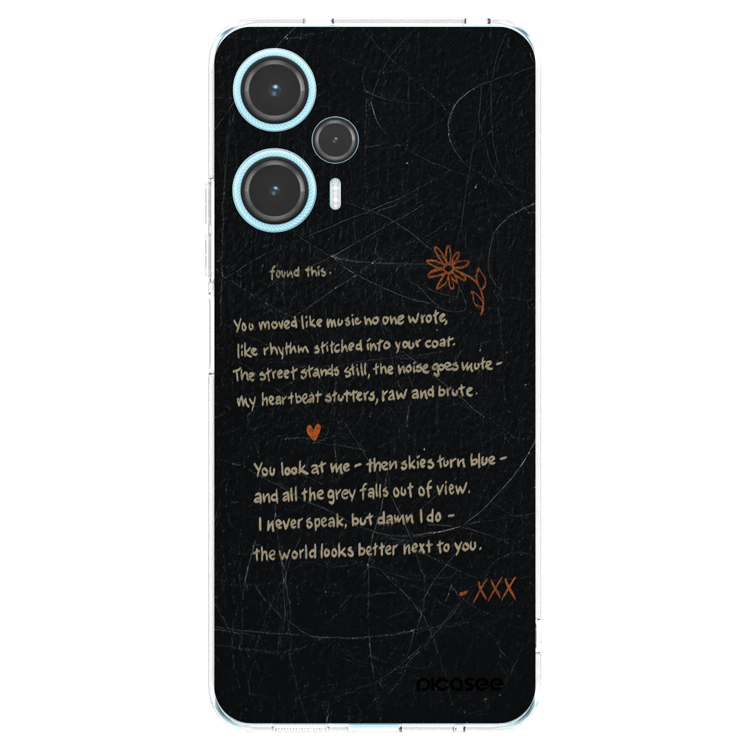 Picasee Xiaomi Poco F5 Hülle - Transparentes Silikon - POET