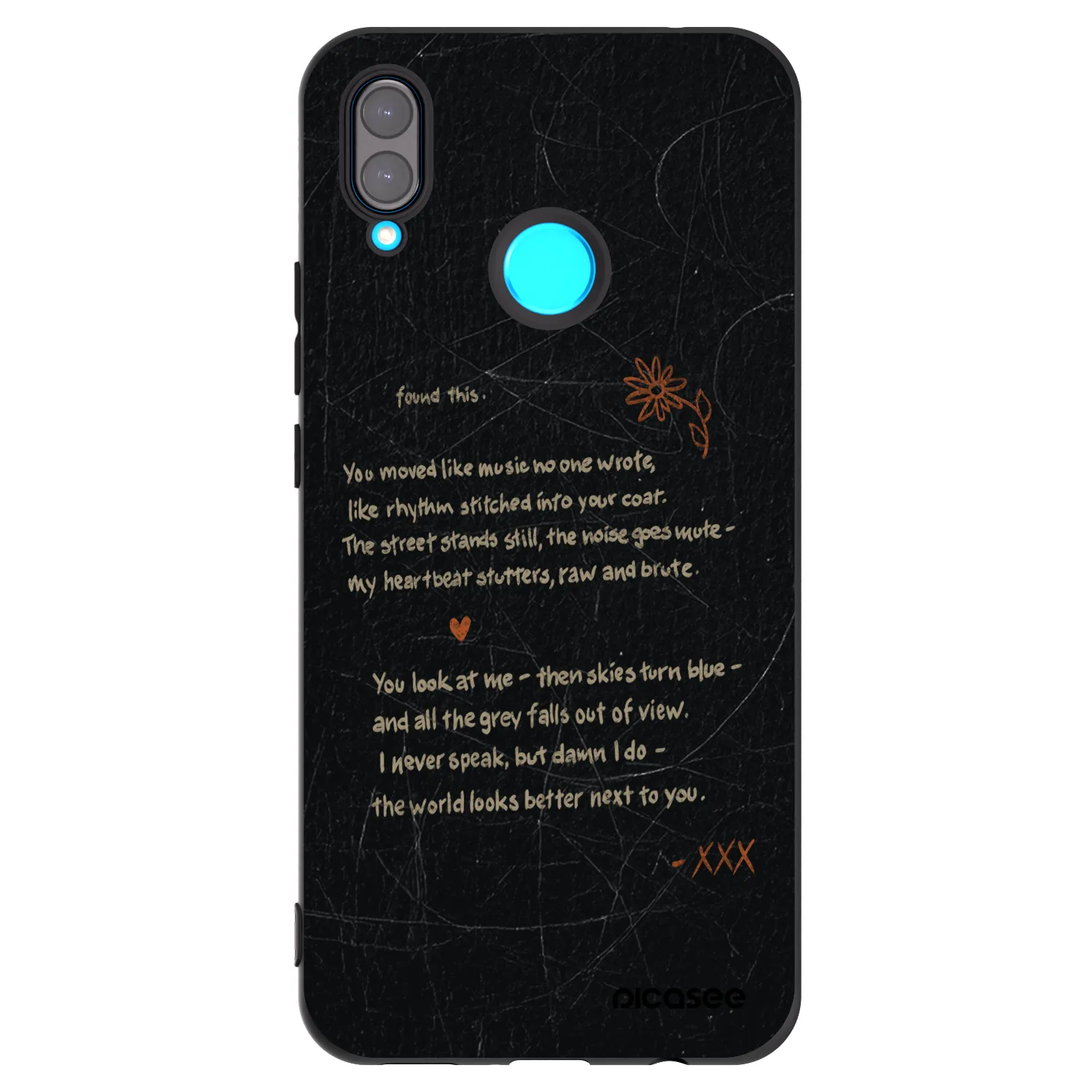 Picasee Huawei Nova 3i Hülle - Schwarzes Silikon - POET