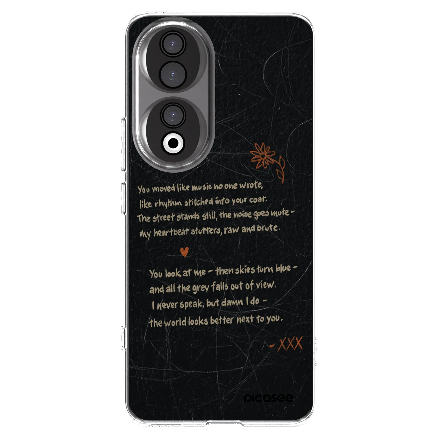 Picasee Honor 90 5G Hülle - Transparentes Silikon - POET