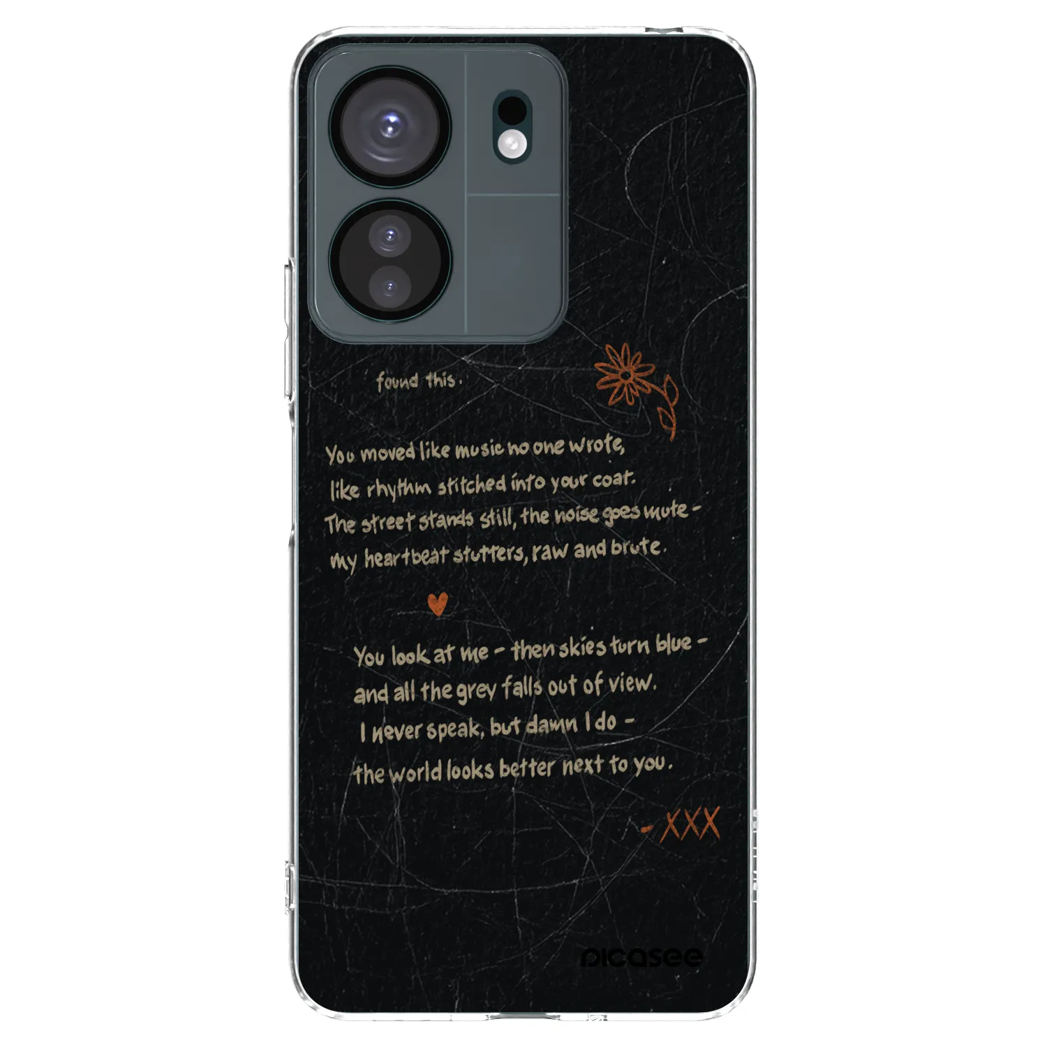 Picasee Xiaomi Redmi 13C 4G Hülle - Transparentes Silikon - POET
