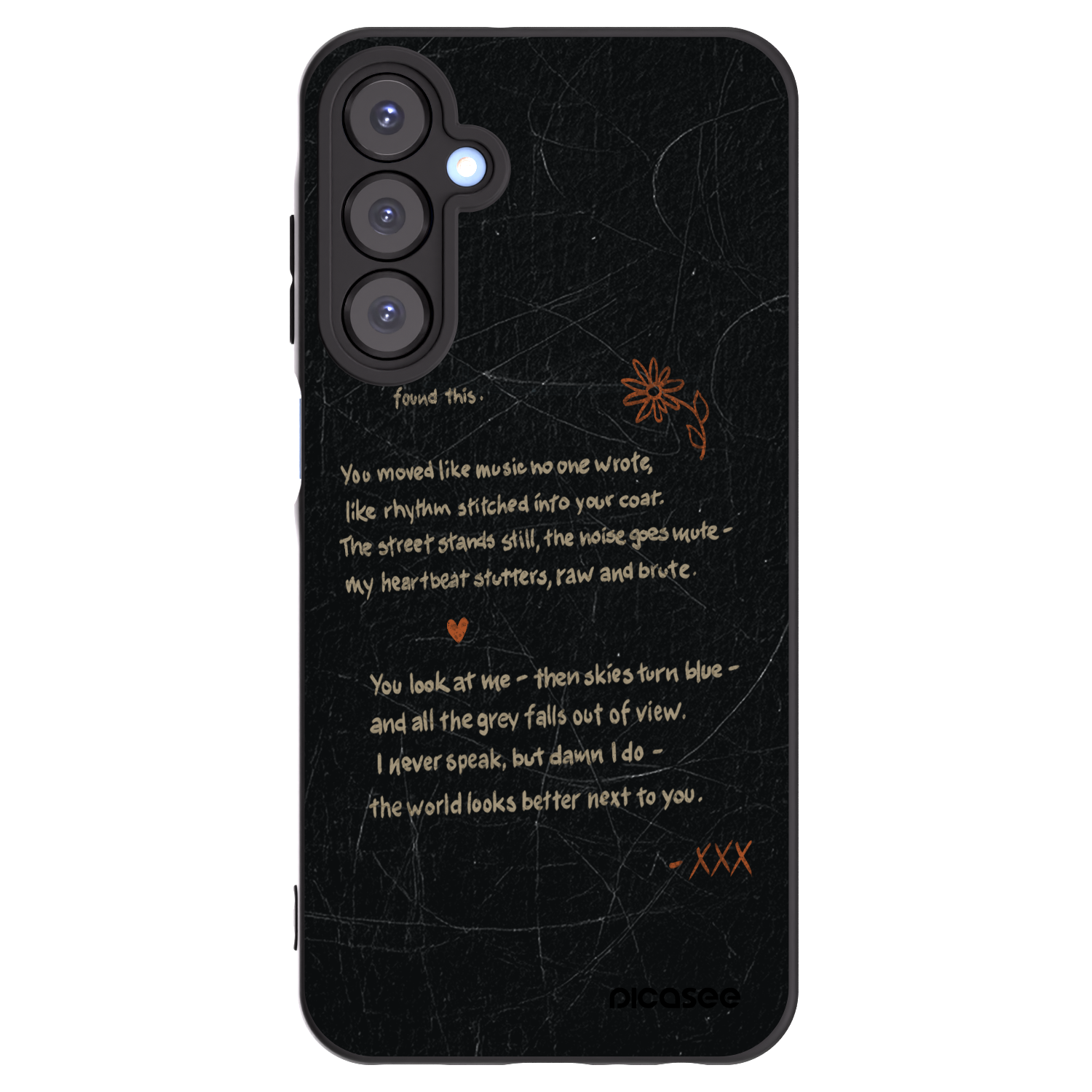 Picasee Samsung Galaxy A25 A256B 5G Hülle - Schwarzes Silikon - POET