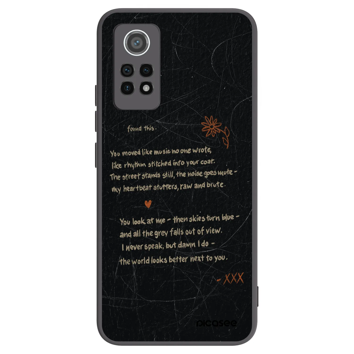 Picasee Xiaomi Redmi Note 12 Pro 4G Hülle - Schwarzes Silikon - POET