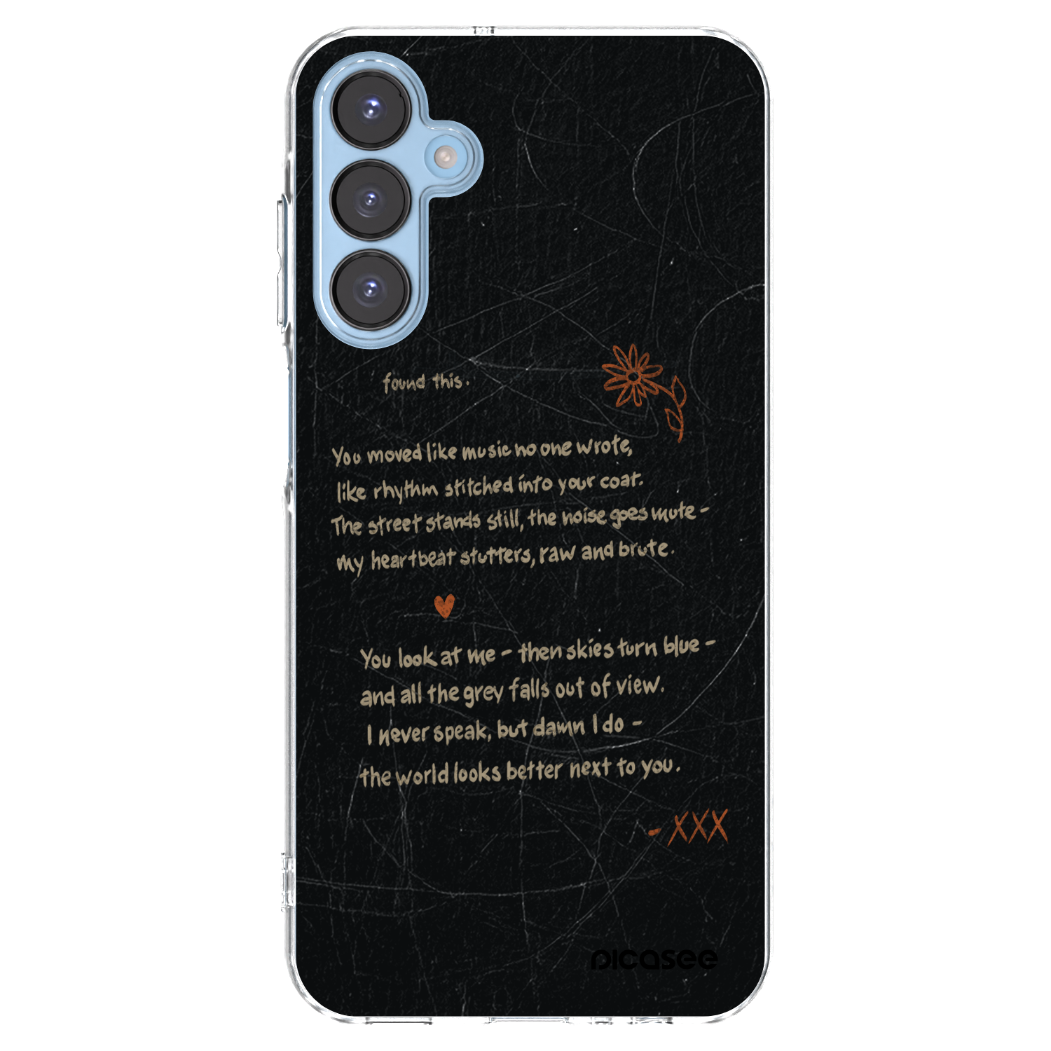 Picasee Samsung Galaxy A15 A156B 5G Hülle - Transparentes Silikon - POET