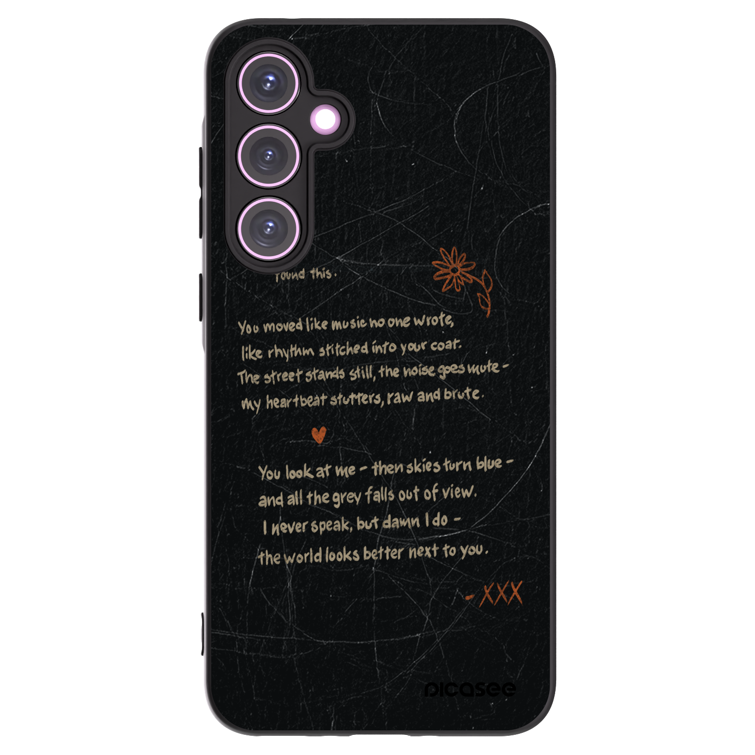 Picasee Samsung Galaxy A35 5G A356B Hülle - Schwarzes Silikon - POET