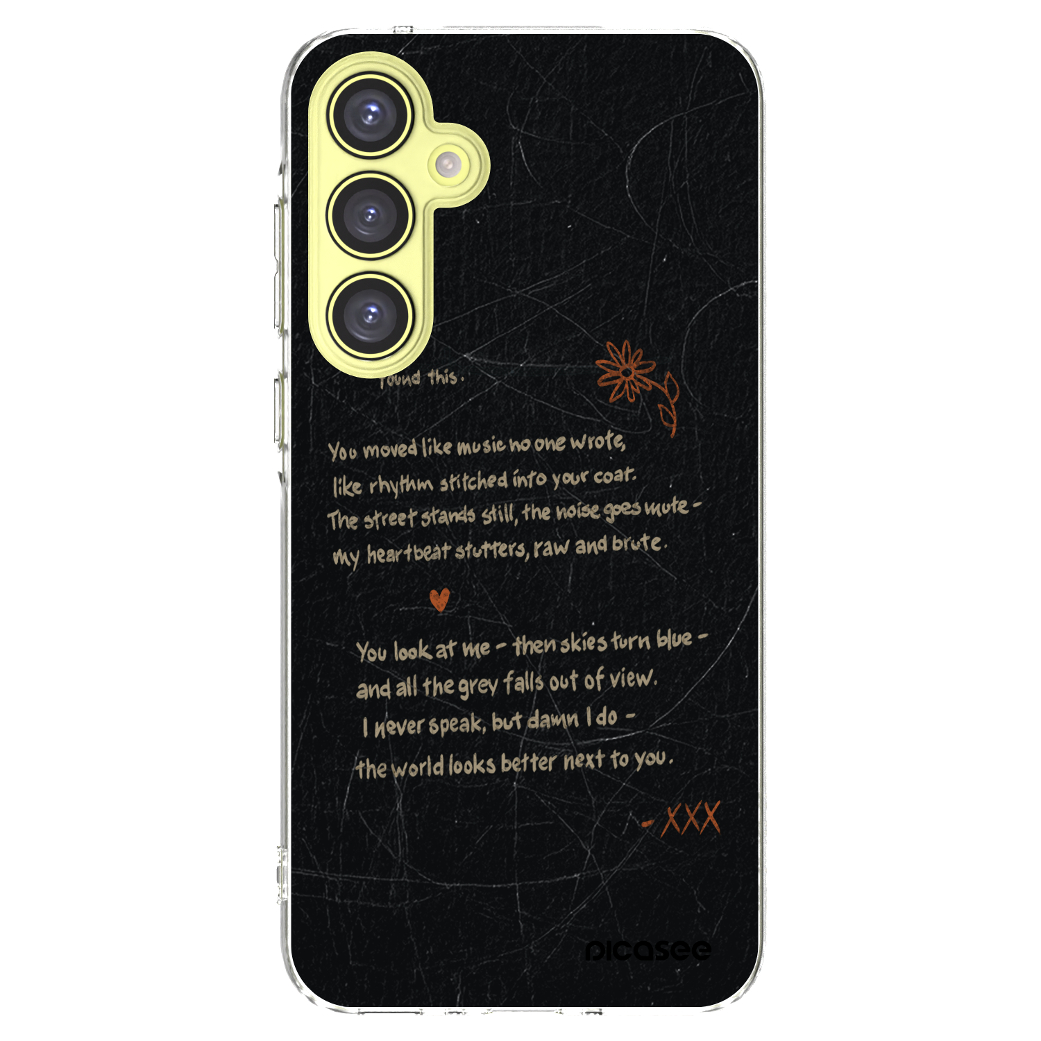 Picasee Samsung Galaxy A35 5G A356B Hülle - Transparentes Silikon - POET