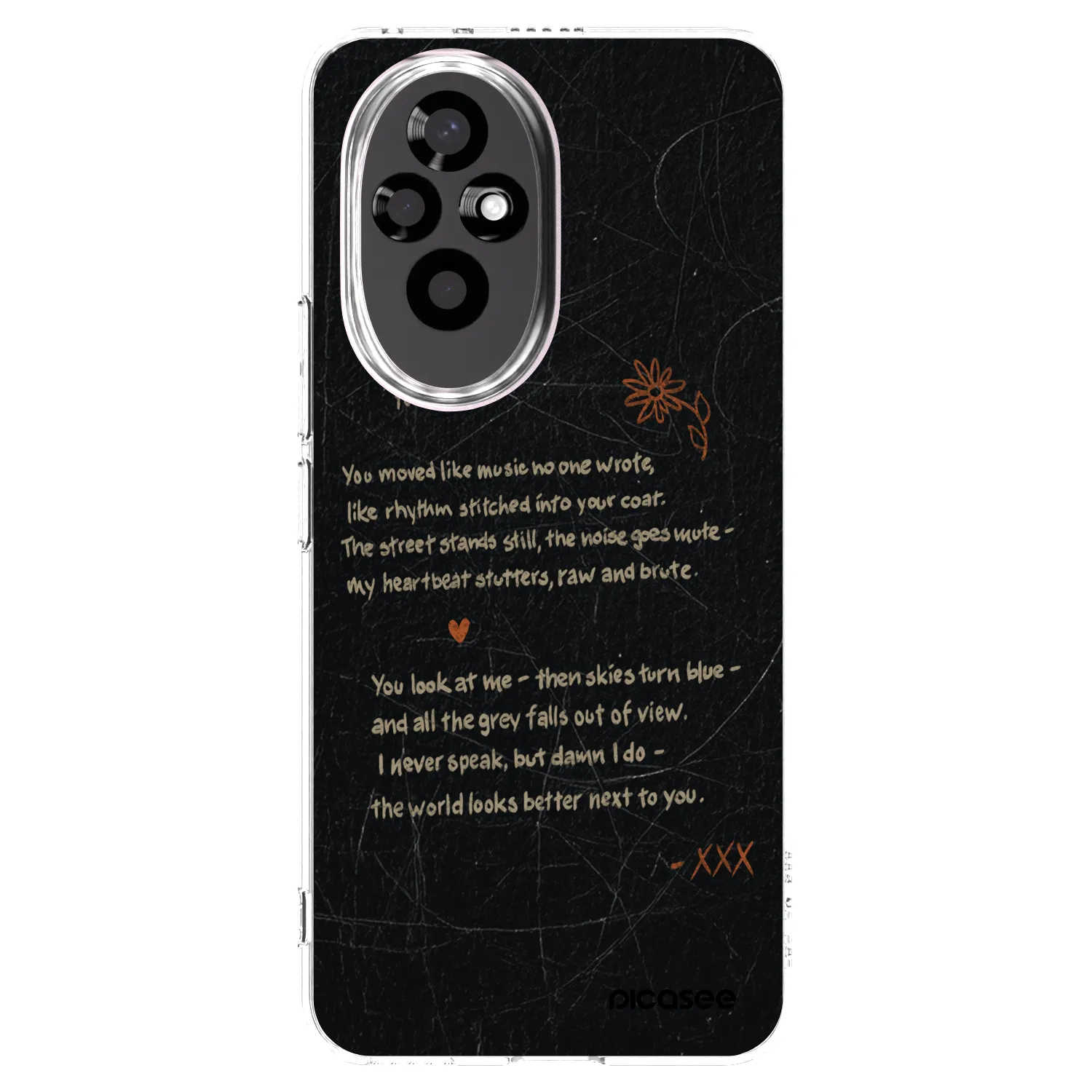 Picasee Honor 200 5G Hülle - Transparentes Silikon - POET