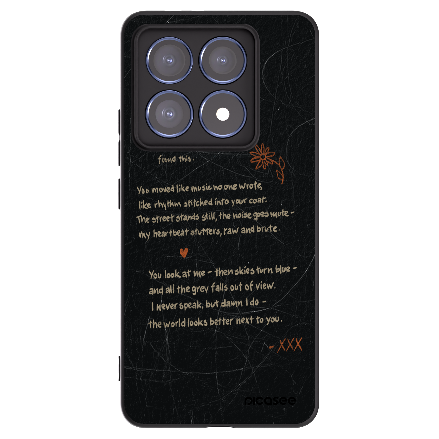 Picasee Xiaomi 14T Pro Hülle - Schwarzes Silikon - POET