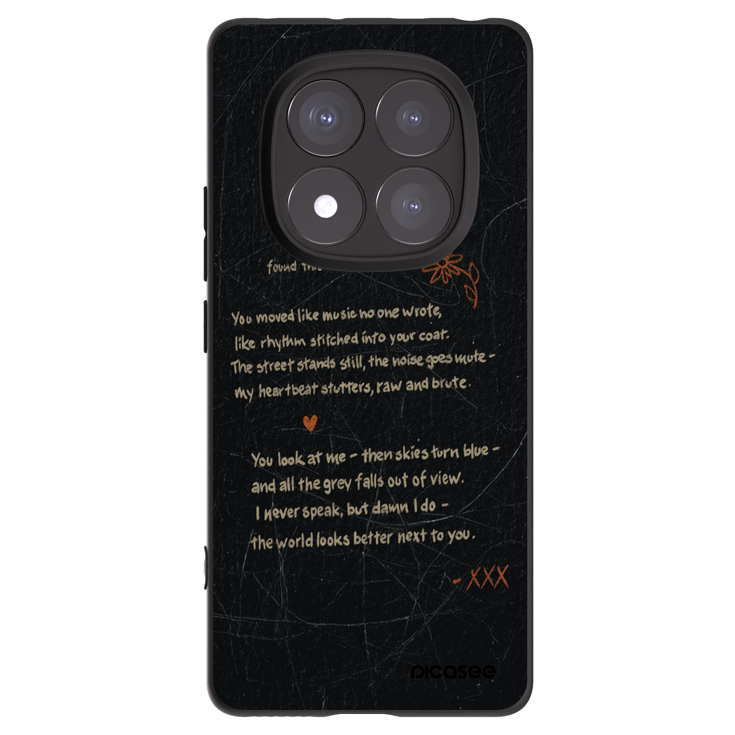 Picasee Xiaomi Redmi Note 14 Pro+ 5G Hülle - Schwarzes Silikon - POET