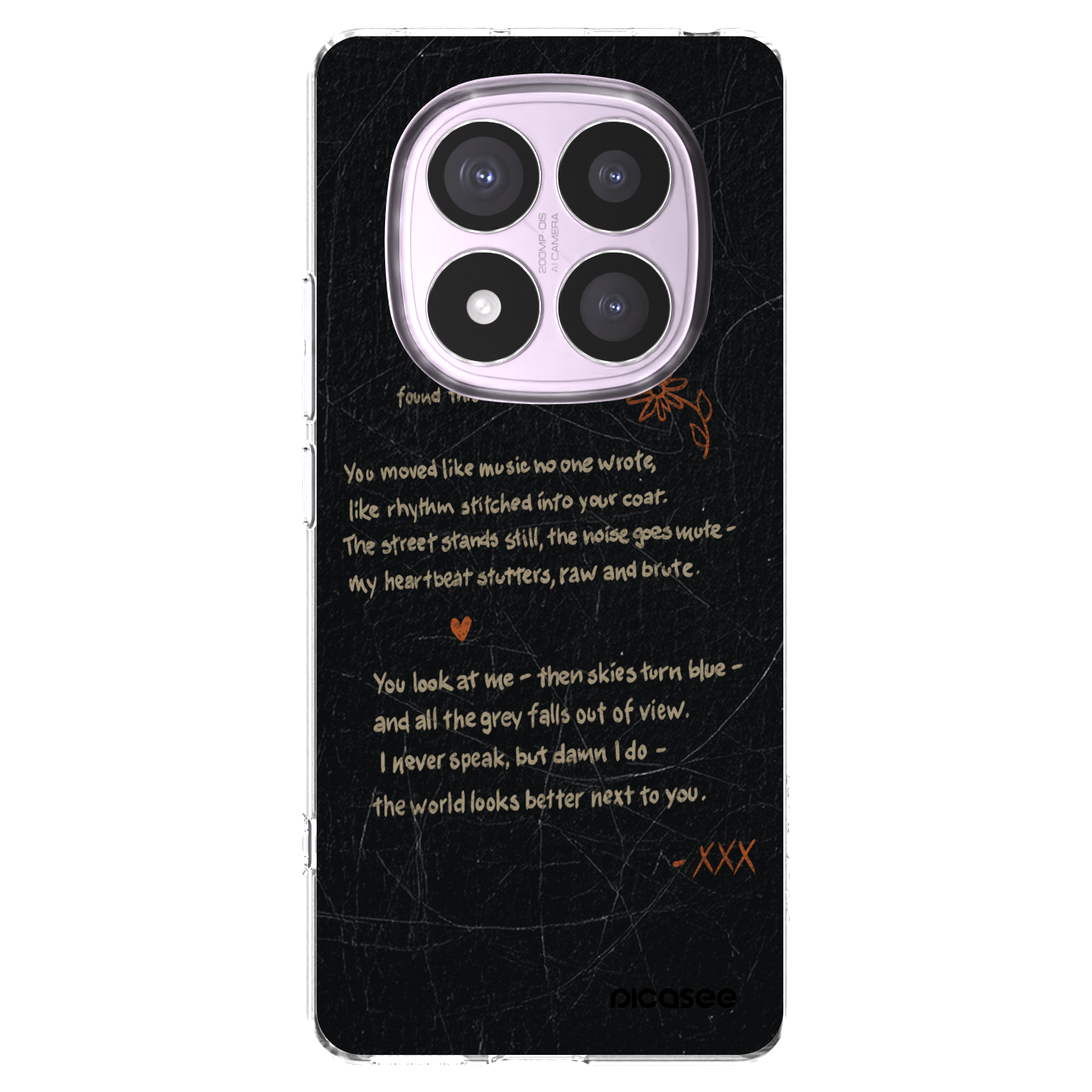 Picasee Xiaomi Redmi Note 14 Pro 5G Hülle - Transparentes Silikon - POET
