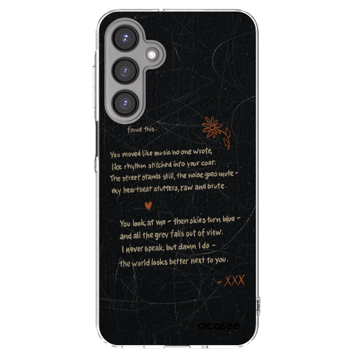 Picasee Samsung Galaxy A16 5G Hülle - Transparentes Silikon - POET