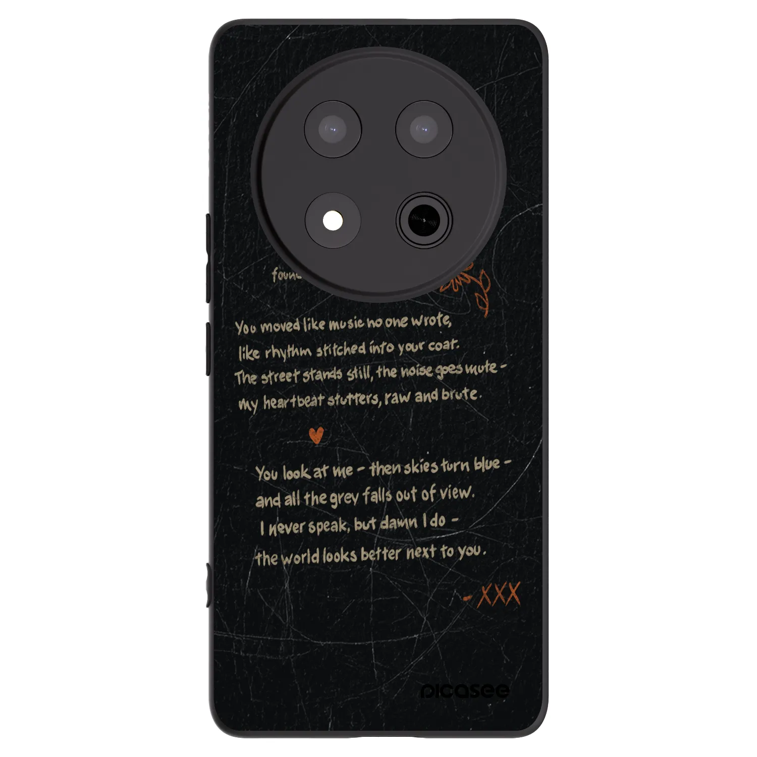 Picasee Honor Magic7 Lite 5G Hülle - Schwarzes Silikon - POET
