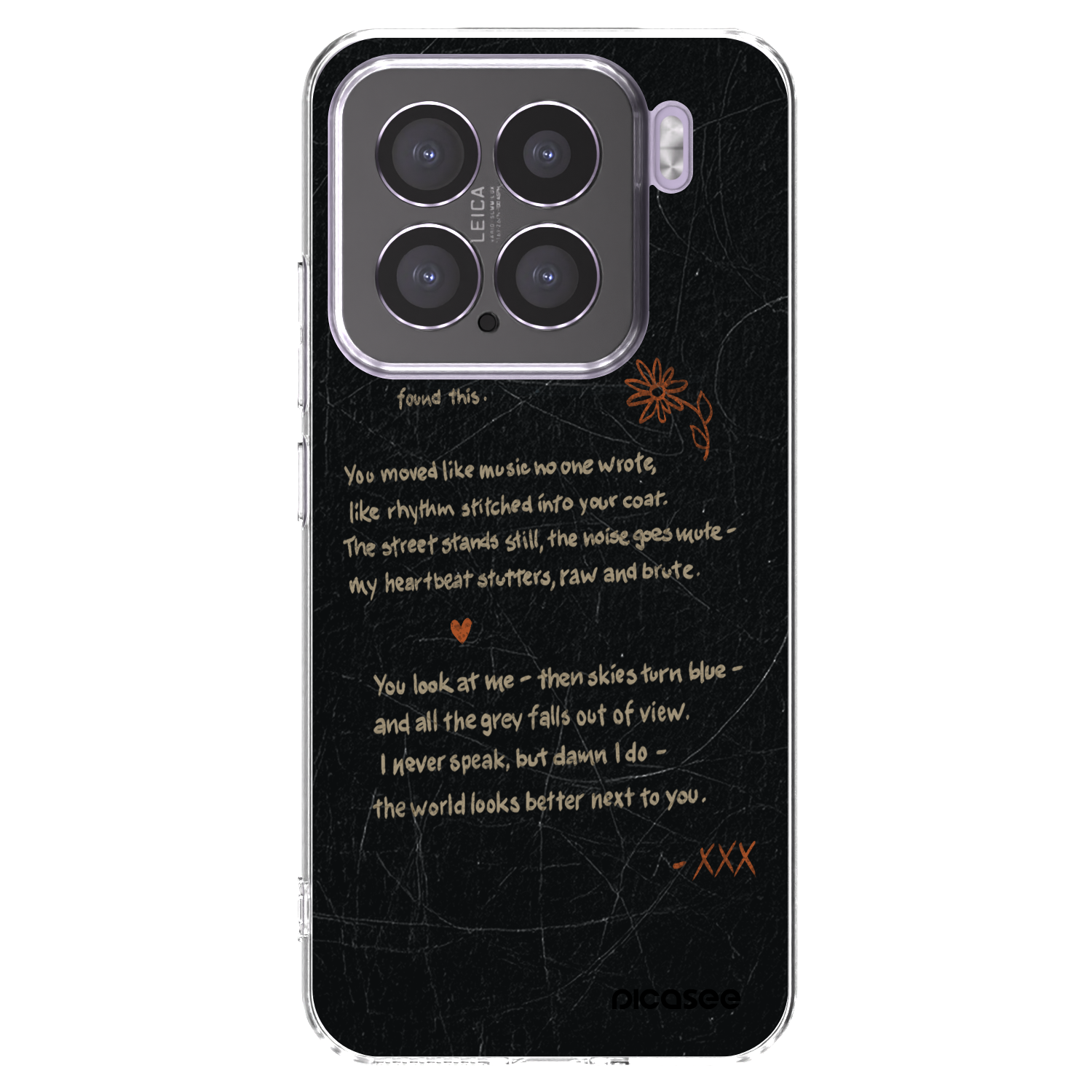 Picasee Xiaomi 15 Hülle - Transparentes Silikon - POET