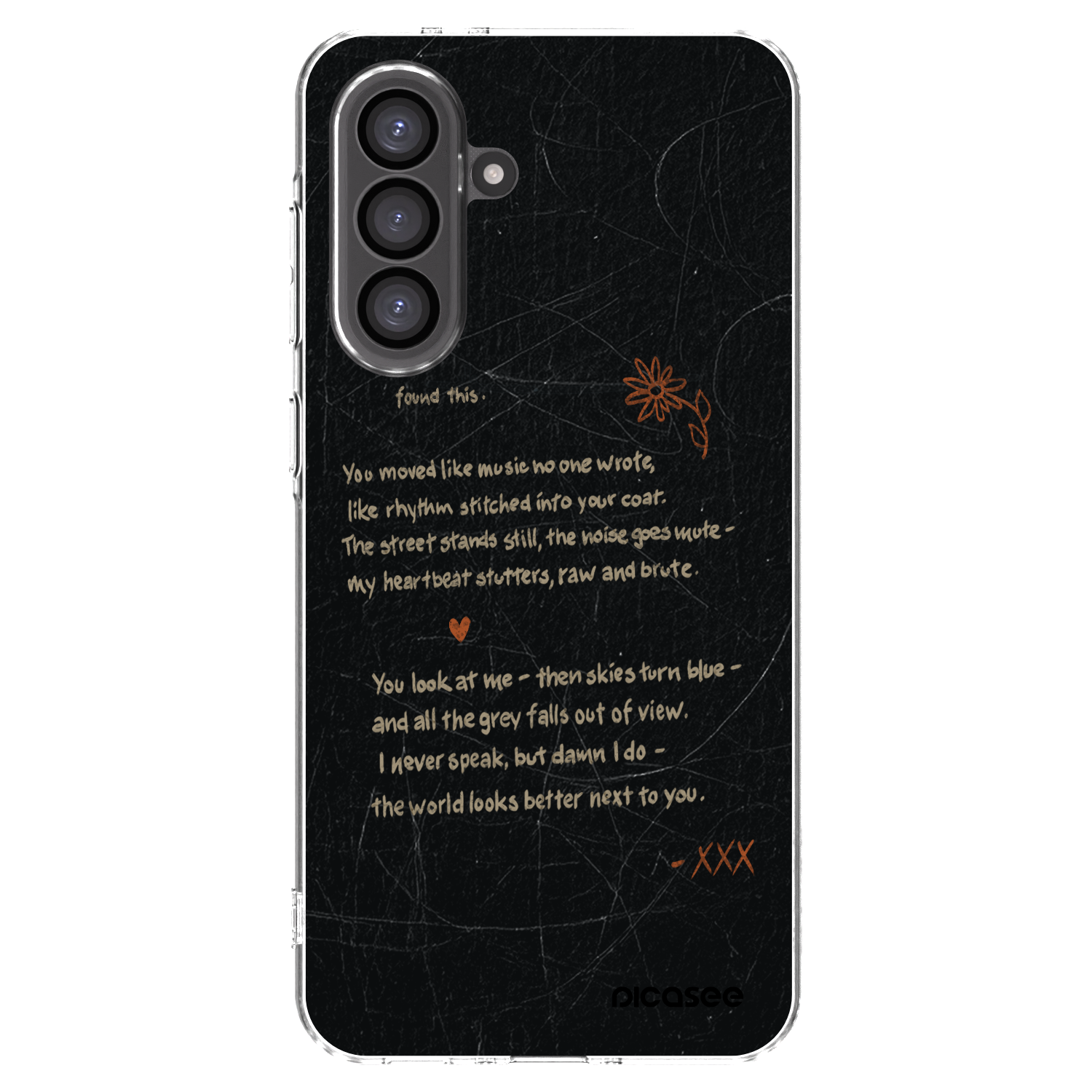 Picasee Samsung Galaxy A36 5G Hülle - Transparentes Silikon - POET