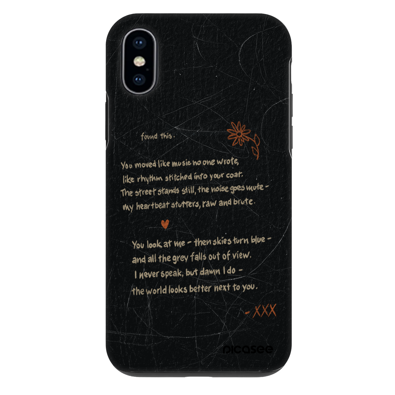 Picasee Fashion Case für Apple iPhone X/XS - POET