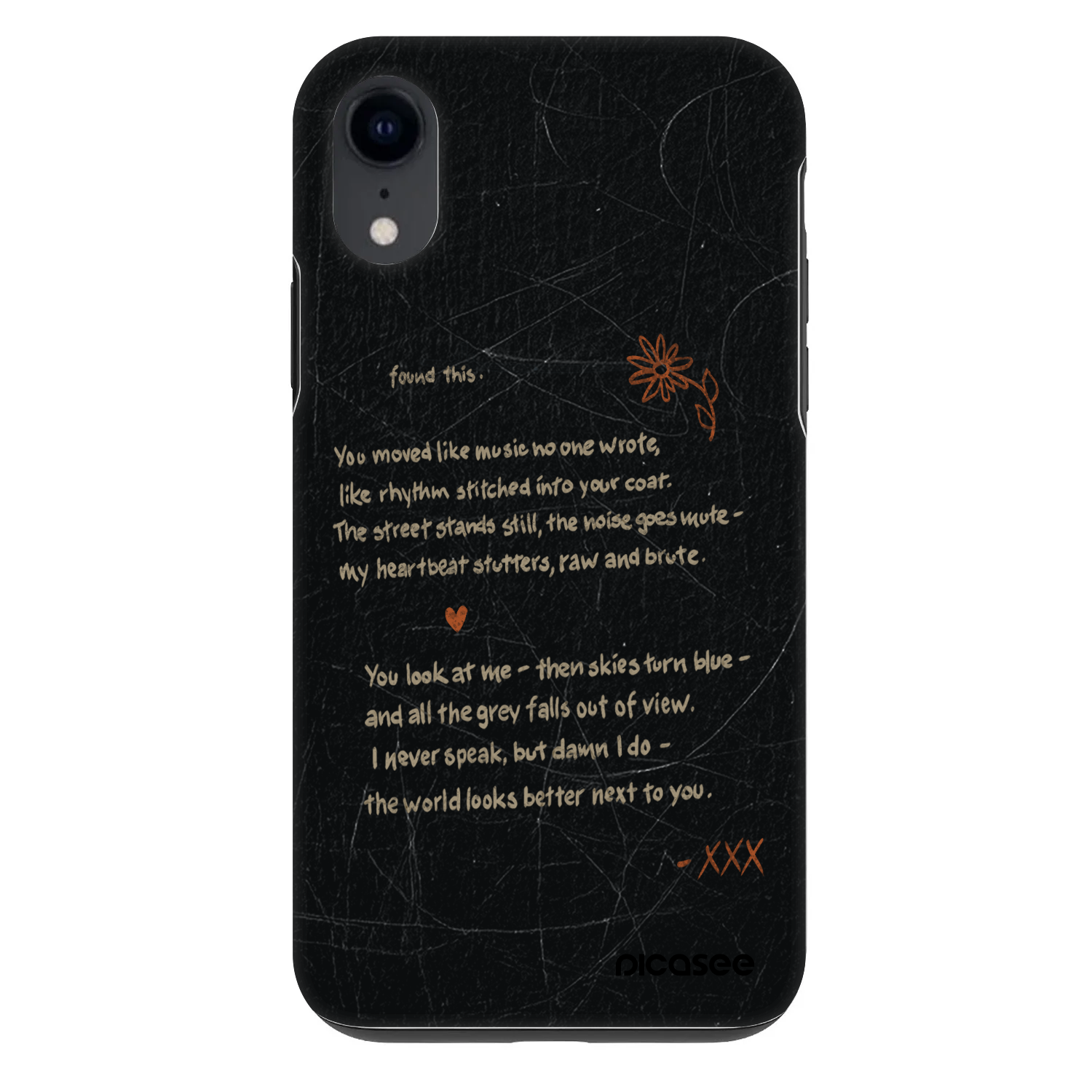 Picasee Fashion Case für Apple iPhone XR - POET
