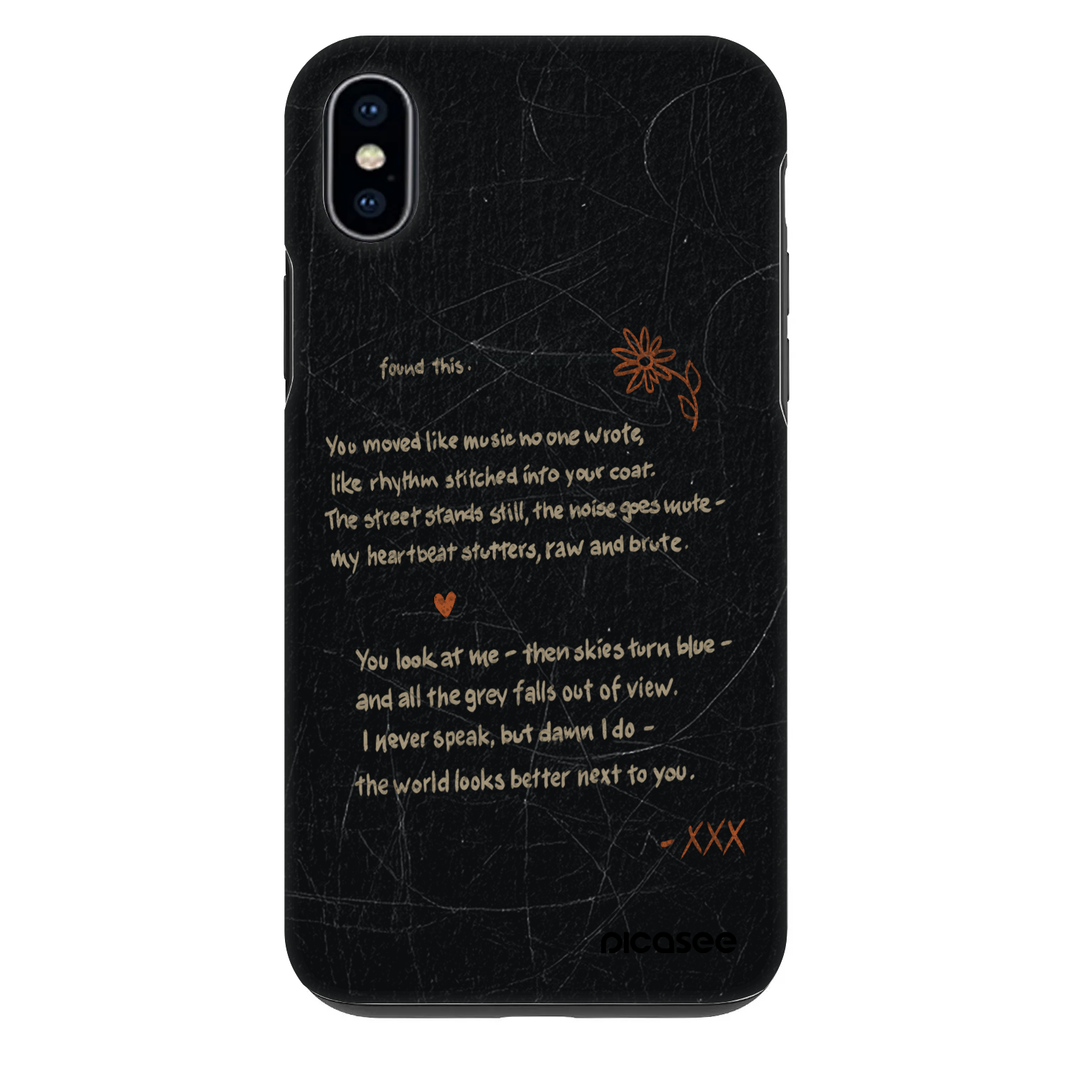 Picasee Fashion Case für Apple iPhone XS Max - POET