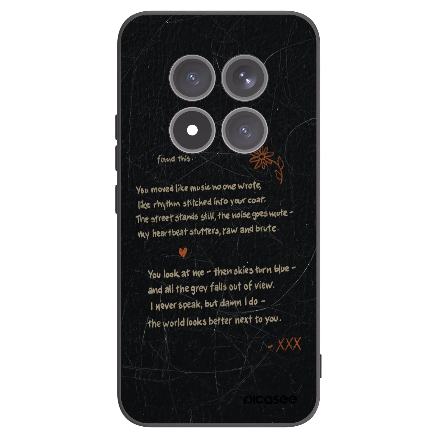 Picasee Xiaomi Redmi Note 15 Pro+ Hülle - Schwarzes Silikon - POET