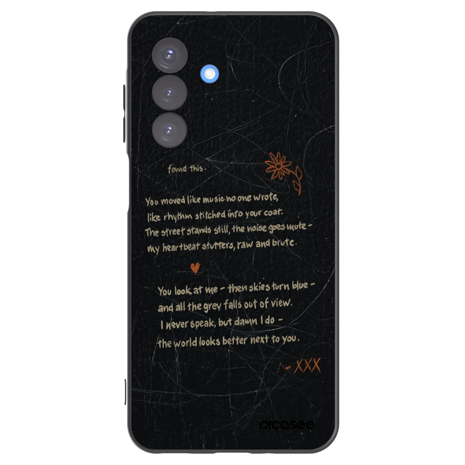 Picasee Samsung Galaxy A17 5G Hülle - Schwarzes Silikon - POET