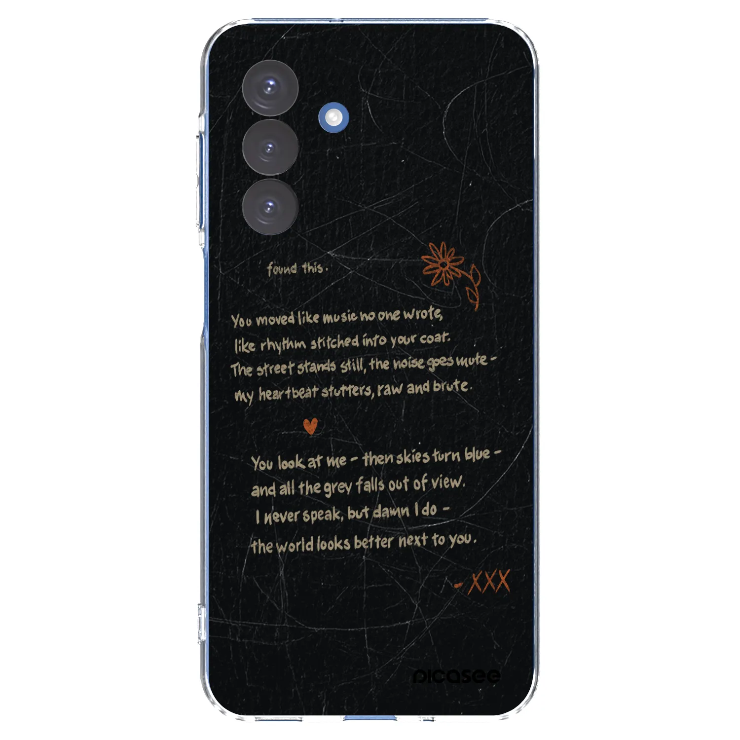 Picasee Samsung Galaxy A17 5G Hülle - Transparentes Silikon - POET