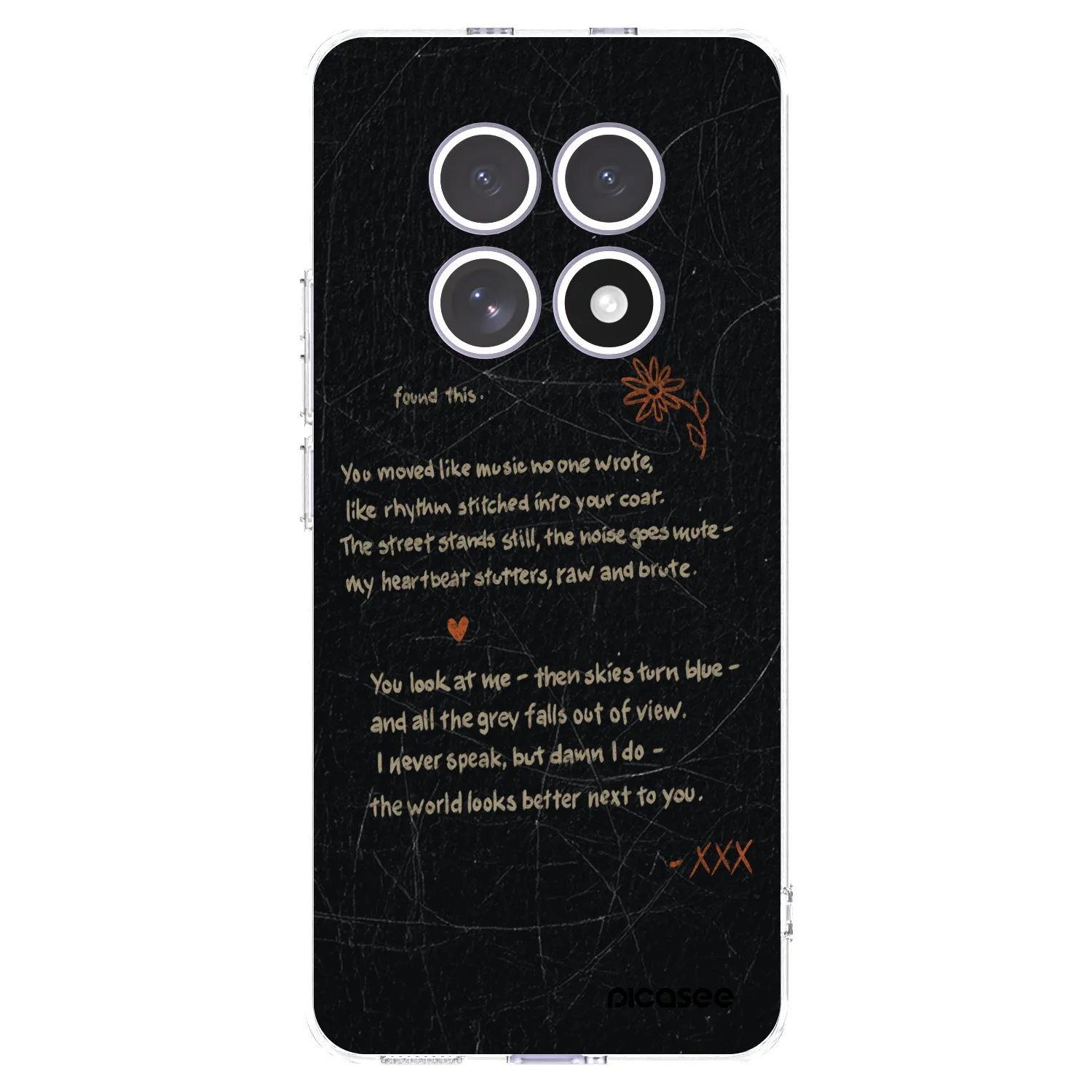 Picasee Xiaomi Redmi Note 15 Hülle - Transparentes Silikon - POET