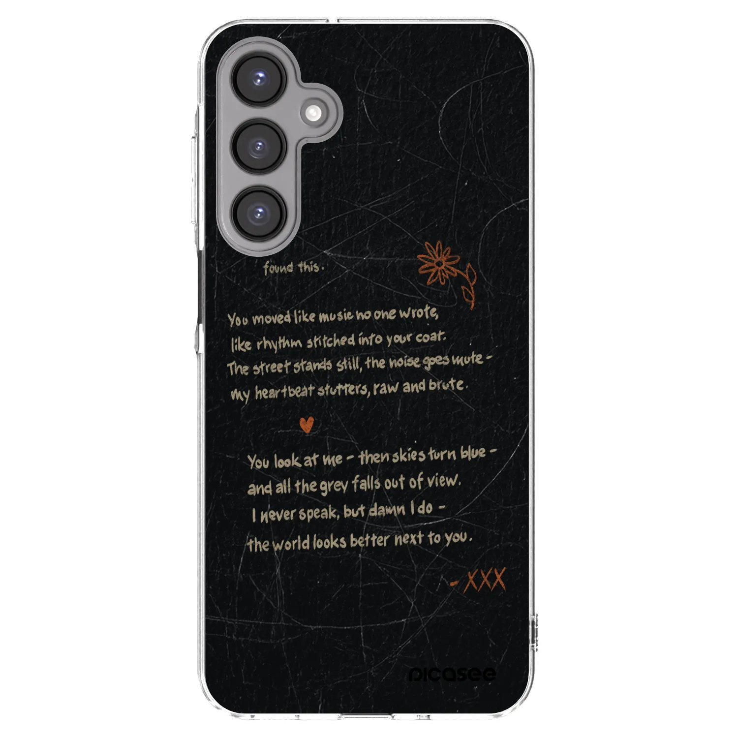 Picasee Samsung Galaxy A16 4G Hülle - Transparentes Silikon - POET