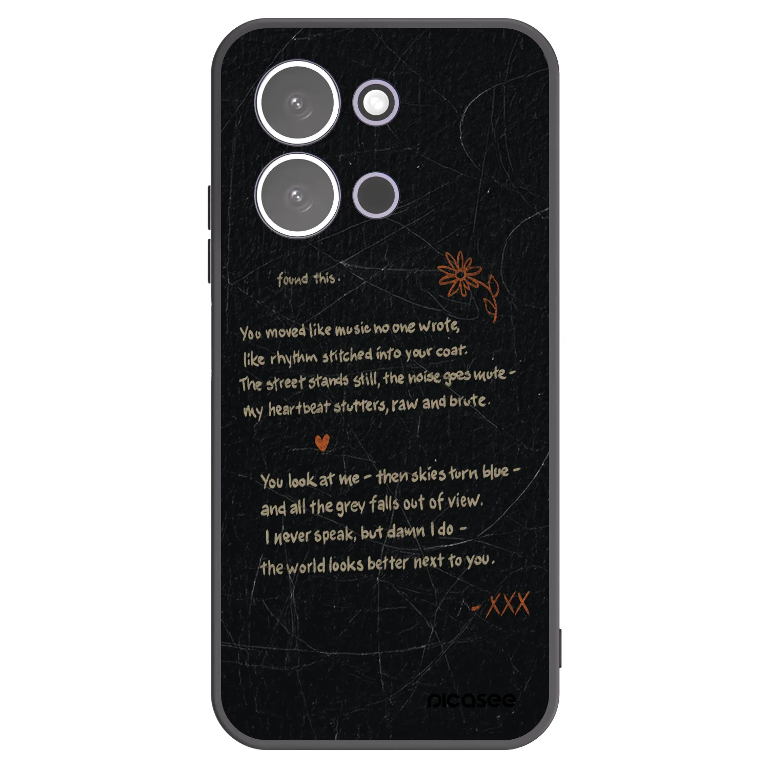 Picasee Xiaomi Redmi 15C 5G Hülle - Schwarzes Silikon - POET