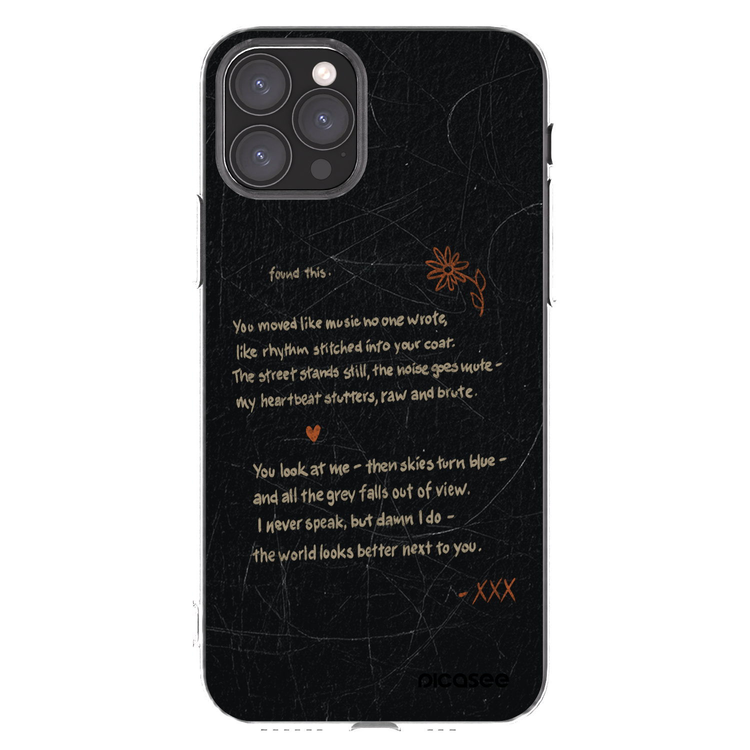Picasee Apple iPhone 11 Pro Hülle - Transparentes Silikon - POET