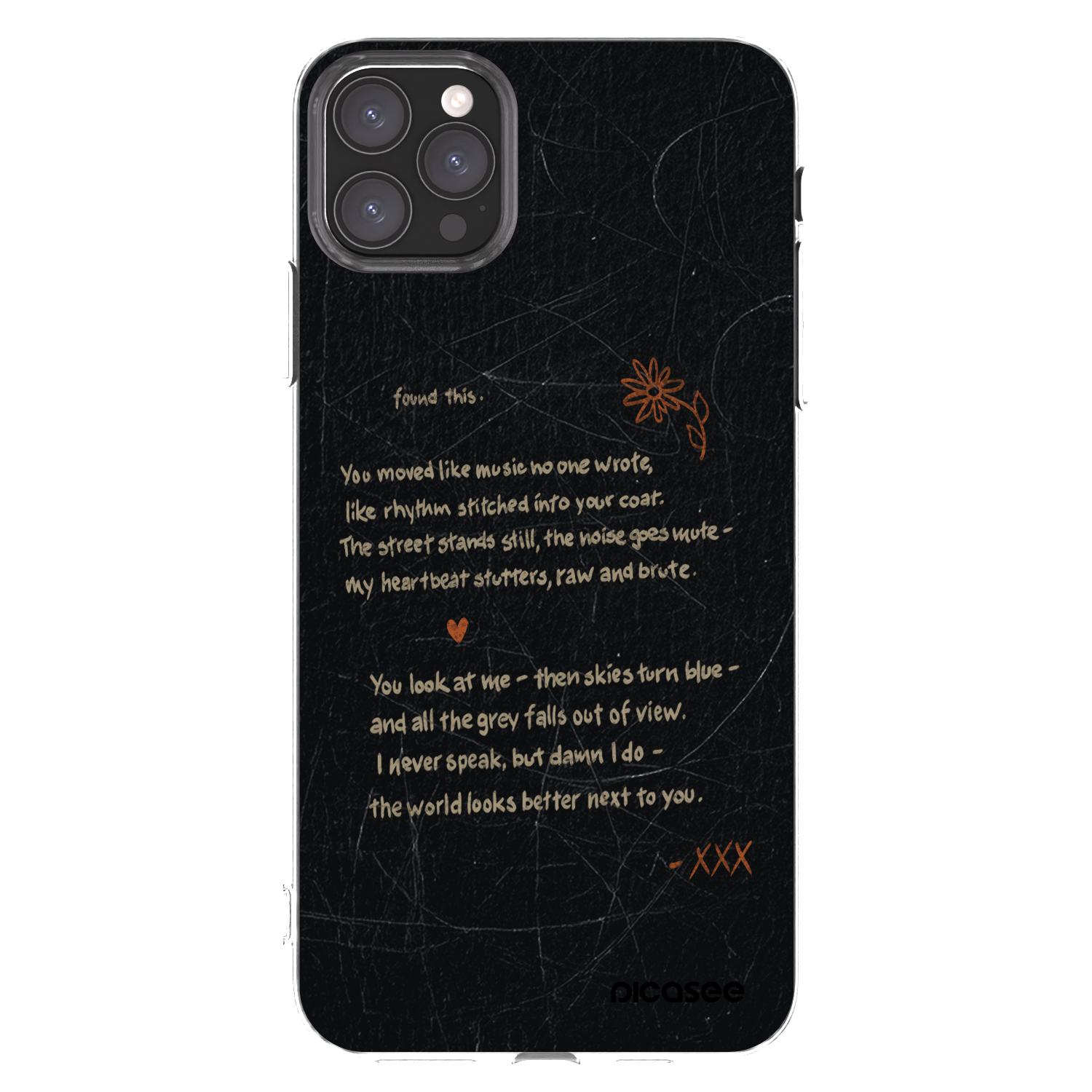 Picasee Apple iPhone 11 Pro Max Hülle - Transparentes Silikon - POET