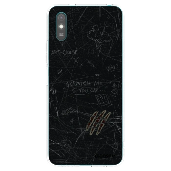 Picasee Xiaomi Redmi 9A Hülle - Transparentes Silikon - SCRATCH