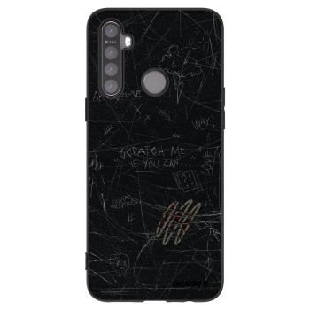 Picasee Realme 5 Hülle - Schwarzes Silikon - SCRATCH