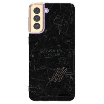 Picasee Samsung Galaxy S21+ 5G G996F Hülle - Transparentes Silikon - SCRATCH