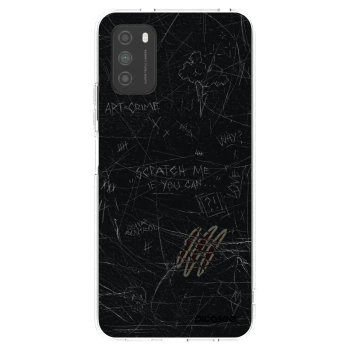 Picasee Xiaomi Poco M3 Hülle - Transparentes Silikon - SCRATCH