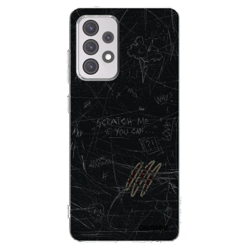 Picasee Samsung Galaxy A52 5G A525F Hülle - Transparentes Silikon - SCRATCH