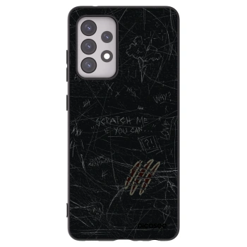 Picasee Samsung Galaxy A52 5G A525F Hülle - Schwarzes Silikon - SCRATCH