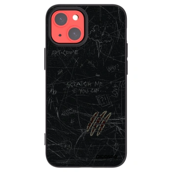 Picasee Apple iPhone 13 mini Hülle - Schwarzes Silikon - SCRATCH