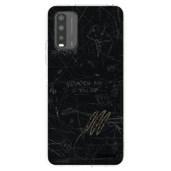 Picasee Xiaomi Redmi 9T Hülle - Schwarzes Silikon - SCRATCH