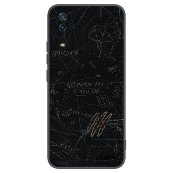 Picasee Vivo Y11s Hülle - Schwarzes Silikon - SCRATCH